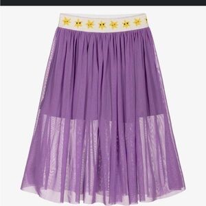 Mini Rodini Purple Skirt with Yellow Stars. Euro 80/86